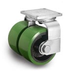 295 Series Standard Dual Wheel Casters: Up to 12,000 lbs.
